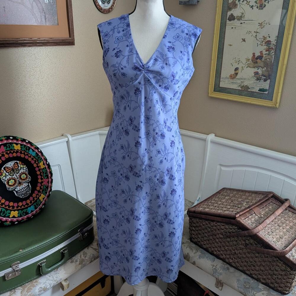 1990s/Y2K New York and Company Floral Midi